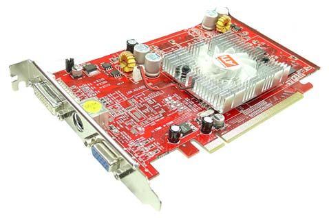 Видеоадаптер PCI-E PowerColor Radeon X1050 400Mhz 128 667Mhz 128 bit DVI TV