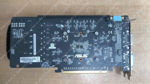 Видеоадаптер PCI-E ASUS GeForce GTX 560 Ti DC2 TOP/2DI/2GD5 900Mhz 2048Mb 4200Mhz 256bit 2xDVI Mini-HDMI