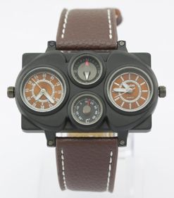 Часы Oulm Military brown (НОВЫЕ)