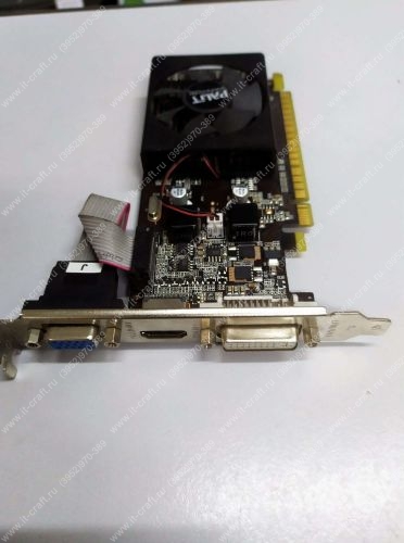 Видеоадаптер PCI-E Palit GeForce 210 1024Mb 64bit DVI HDMI VGA