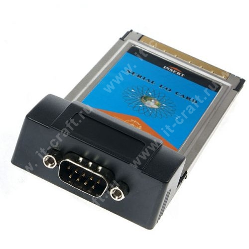 PCMCIA контроллер Cardbus COM-порт (9-pin) RS-232 (НОВЫЙ)