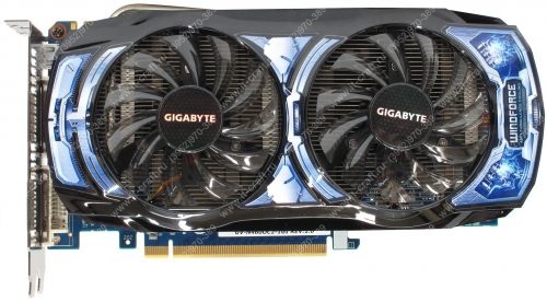 Видеоадаптер PCI-E GIGABYTE GeForce GTX 460 v2 788Mhz 1024Mb 192 bit 2xDVI Mini-HDMI (Артефакты)
