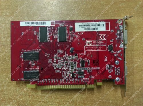 Видеоадаптер PCI-E Sapphire Radeon X550 400Mhz PCI-E 128Mb 500Mhz 128 bit DVI TV HDCP