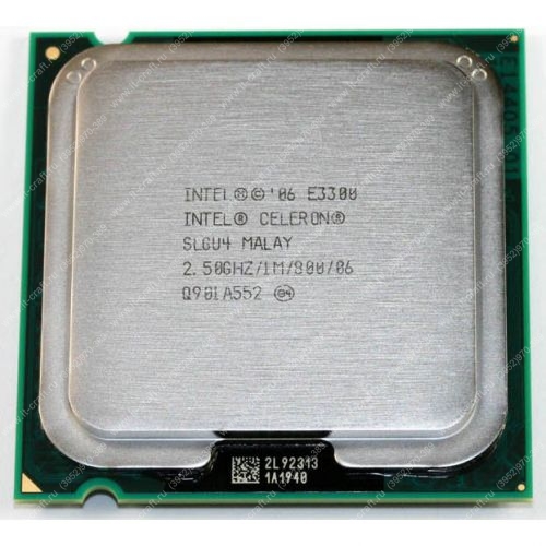 Socket 775 Intel Celeron E3300 Wolfdale (2500MHz, L2 1024Kb, 800MHz)