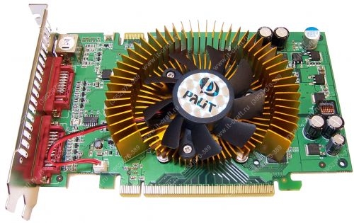 Видеоадаптер PCI-E Palit GeForce 8600 GT 1024Mb 128bit DVI VGA HDMI