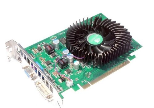 Видеоадаптер PCI-E NVIDIA GeForce 8500 GT 450Mhz PCI-E 512Mb 800Mhz 128 bit DVI TV YPrPb DDR3