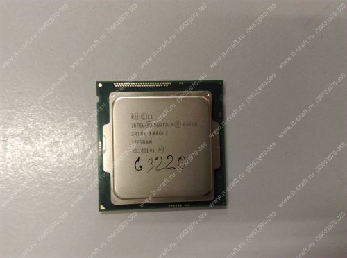 Socket 1150 Intel Pentium G3220 Haswell (3000MHz, L3 3072Kb)