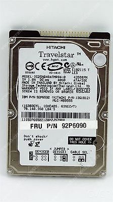 HDD 2.5" IDE 40Gb Hitachi IC25N040ATMR04-0 2.5" UDMA100 4200rpm