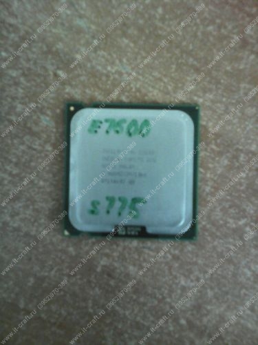Socket 775 Intel Core 2 Duo E7600 Wolfdale (3066MHz, L2 3072Kb, 1066MHz)