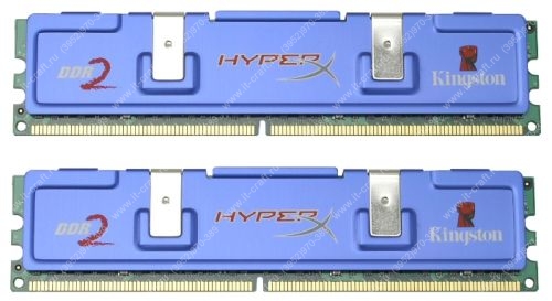 DIMM DDR2 2048Mb 1066MHz Kingston HyperX KHX8500D2K2/2G (1Gb + 1Gb)