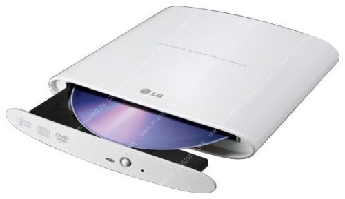 USB внешний привод DVD-RW LG GP08NU6W White