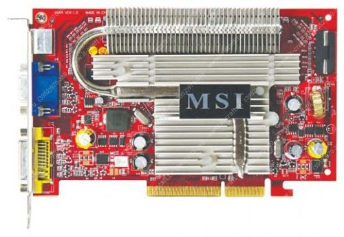 Видеоадаптер AGP MSI GeForce 7600 GS 512Mb 128bit  VGA DVI