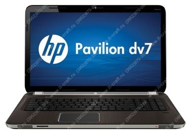 HP PAVILION dv7-6051er 17.3"  (Intel Core i3 2310M 2100 Mhz (x4)/2048Mb/1600x900/Radeon HD 6770M 1Gb/500Gb/DVD-RW/Wi-Fi/Bluetooth/Win 7 HP) (многочисленные повреждения корпуса, бэд-блоки)
