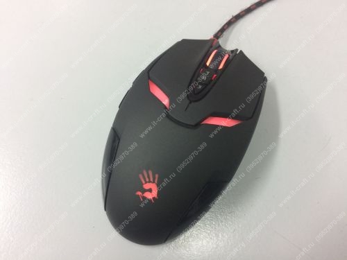 Мышь проводная A4Tech Bloody V4 game mouse Black USB