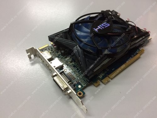 Видеоадаптер PCI-E HIS Radeon HD 5750 700Mhz 1024Mb 4600Mhz 128 bit DVI HDMI HDCP