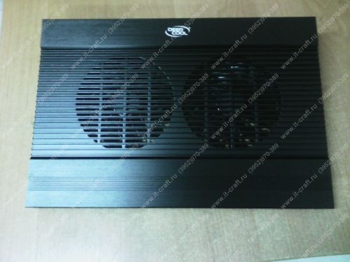 Подставка для ноутбука охлаждающая 17" DeepCool N8 Ultra (Al, 2Fan 140mm, 4USB, Speed control), Black