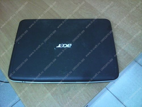 Acer Aspire 4315-101G08Mi (Intel Celeron M540 1.8GHz/14.1”/1280x800/1024Mb/80GB/DVD-RW/FM/LAN/WiFi) (не включается, без ОЗУ, без HDD, разбита матрица)