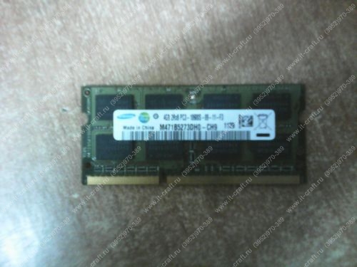 SO-DIMM DDR3 4Gb 1333MHz Samsung PC3-10600S-09-11-F3
