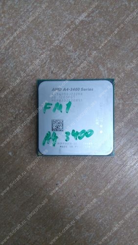 Socket FM-1 AMD A4-3400 Llano (FM1, L2 1024Kb)