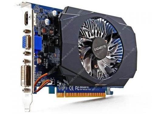 Видеоадаптер PCI-E GIGABYTE GeForce GT 430 730Mhz 1024Mb 1800Mhz 128bit DVI HDMI HDCP Cool