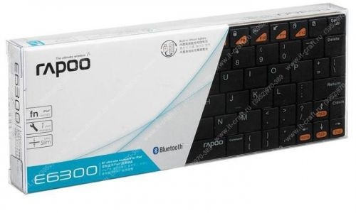 Клавиатура беспроводная Rapoo E6300 Black Bluetooth (НОВАЯ)
