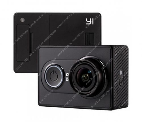 Экшн камера Xiaomi Yi + чехол + 2 аккумулятора + З/У