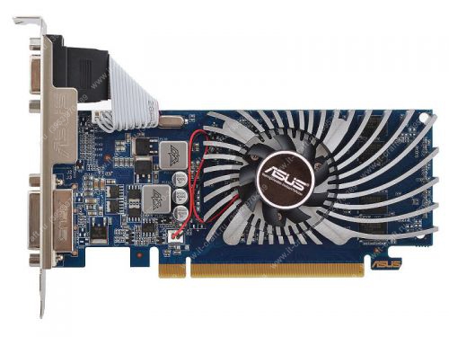 Видеоадаптер ASUS GeForce GT 610 1Gb 64bit HDMI, VGA, DVI-I