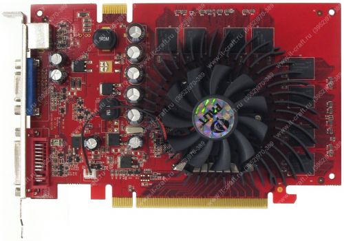 Видеоадаптер PCI-E Palit GeForce 7300 GT 256Mb 128 bit DVI VGA  TVout