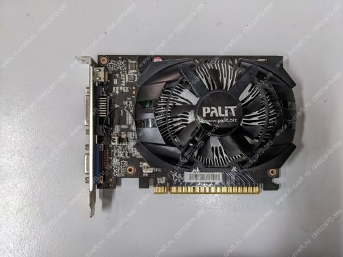 Видеоадаптер PCI-E Palit GeForce GTX 650 1058 МГц 1Gb 5000 МГц 128 bit DVI VGA HDMI