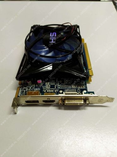 Видеоадаптер PCI-E HIS 6750 1GB GDDR5 DVI HDMI