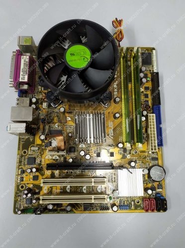 Комплект Asus P5KPL-VM + Pentium Dual-Core E2140 (x2) + 1Gb DDR2 + Кулер