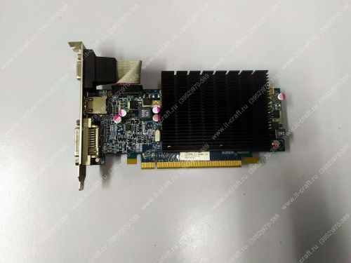 Видеоадаптер PCI-E HIS ATI Radeon HD5550 Silence 550Mhz 1024Mb 800Mhz 128bit DVI HDMI VGA