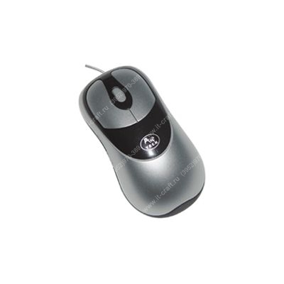 Мышь проводная USB A4Tech Noiseless Wheel 3D SWOP-53 Silver