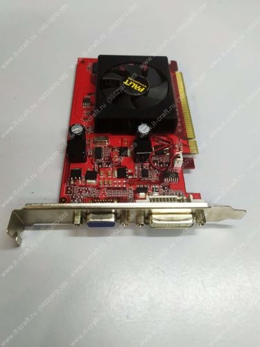 Видеоадаптер PCI-E Palit GeForce 210 589MHz 1024Mb DDR3 1000MHz 64bit DVI, VGA (D-Sub)
