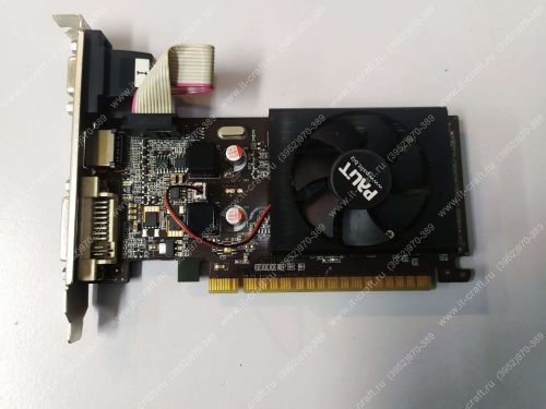 Видеоадаптер PCI-E Palit GeForce 210 589MHz 1Gb 1000MHz DDR3 64bit VGA HDMI DVI