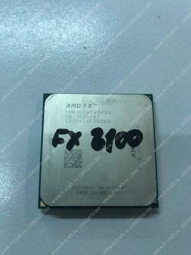 Socket AM3+  AMD FX-8100 Zambezi (2800MHz, L3 8Mb)