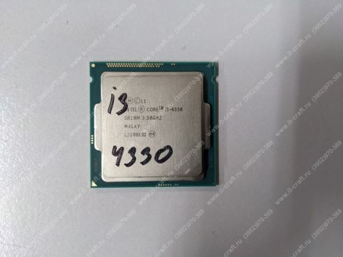 Socket 1150 Intel Core i3-4330 Haswell (3500MHz, LGA1150, L3 4096Kb)