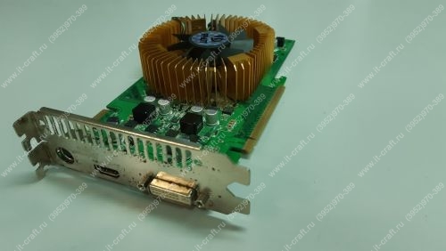 Видеоадаптер PCI-E Palit GeForce GT 9600 650Mhz PCI-E 2.0 512Mb 1800Mhz 256 bit DVI HDMI