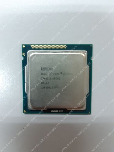 Socket 1155 Intel Core i3-3245 Ivy Bridge (3400MHz, LGA1155, L3 3072Kb)