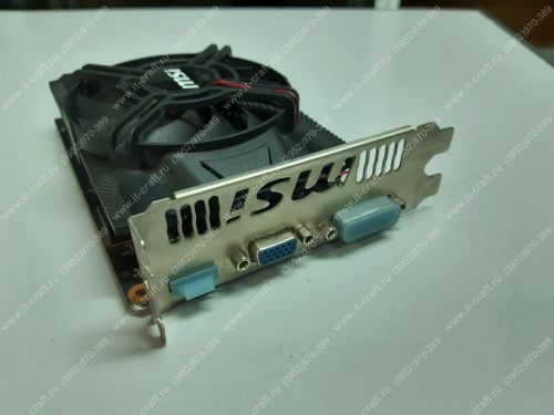Видеоадаптер PCI-E MSI GeForce GTX 650 1071Mhz 1024Mb 5000Mhz 128 bit DVI HDMI HDCP