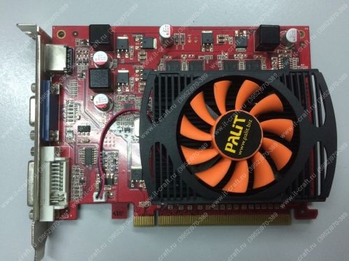 Видеоадаптер PCI-E Palit GeForce GT 240 1024MB 128bit DDR2 DVI D-Sub 