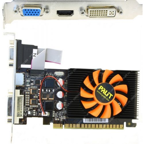 Видеоадаптер PCI-E Palit GeForce GT 430 1024Mb 64bit VGA DVI HDMI