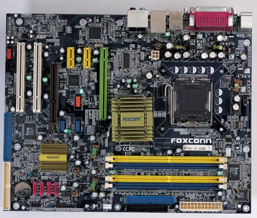 Комплект Socket 775 Материнская плата FOXCONN 915A04-P-8KS + процессор intel Celeron D 2.93Ghz + Cooler