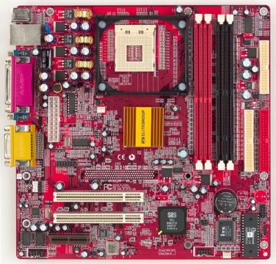Комплект Socket 478 Материнская плата EliteGroup P4S5MG/GL+ + Процессор Celeron 2.0Ghz + Cooler