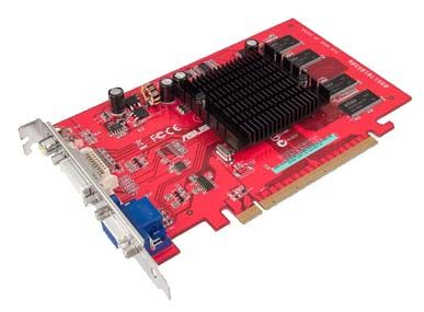 Видеоадаптер PCI-E ASUS Radeon X300 SE 325Mhz 128Mb 400Mhz 64 bit DVI TV