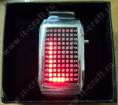 Цифровые бинарные часы LED RH27 (НОВЫЕ)