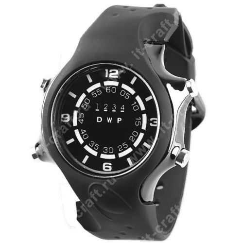 Цифровые бинарные часы LED RH29 Waterproof Blue (НОВЫЕ)
