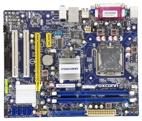 Socket 775 Foxconn G41MXE G41 (2xDDR3-1066 PCI-E D-Sub 4xSATA 3Gb/s GLAN mATX) (НОВАЯ)