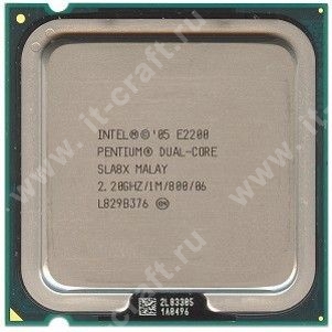 Socket 775 Intel Pentium E2200 Conroe (2200MHz, LGA775, L2 1024Kb, 800MHz)
