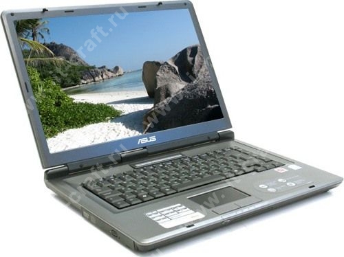 Ноутбук ASUS X51R 15.4" (Intel Celeron M530 1.6Ghz/1.5Gb/1280x800/ATI Mobility Radeon X1100/80GB/DVD-RW/Wi-Fi)